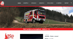 Desktop Screenshot of pgd-cerklje.si